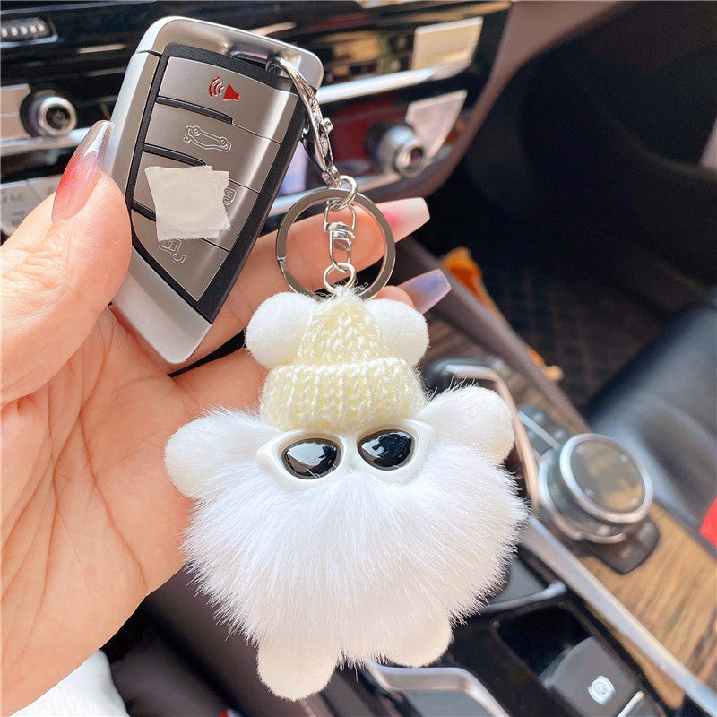 Wholesale Fur Ball Doll Keychain